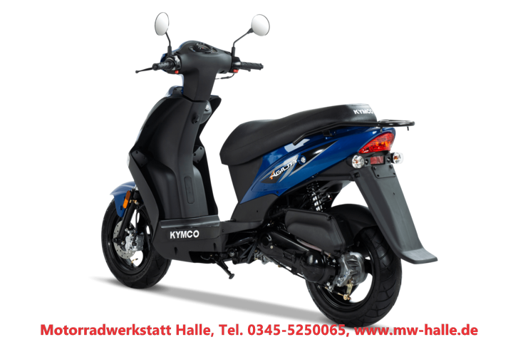 biker-shop24.eu - Kymco Agility 50 E4, blau, Mofa 25 Km/h