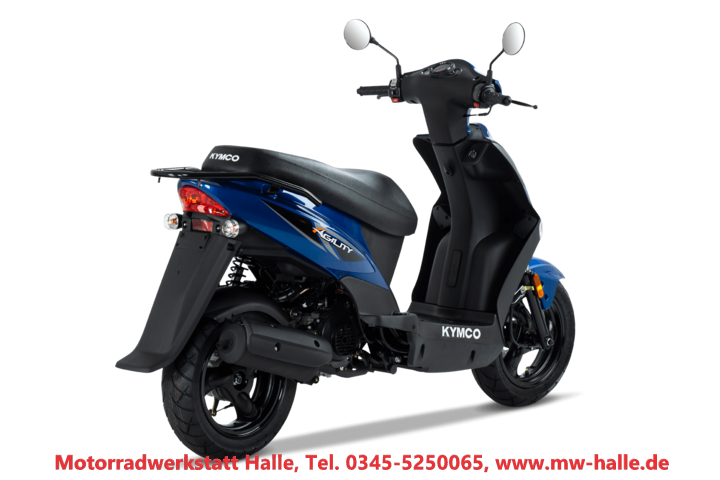biker-shop24.eu - Kymco Agility 50 E4, blau, Mofa 25 Km/h